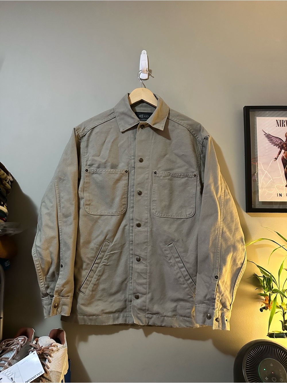 Men's Khaki Field Jacket - Lightweight Military Style
